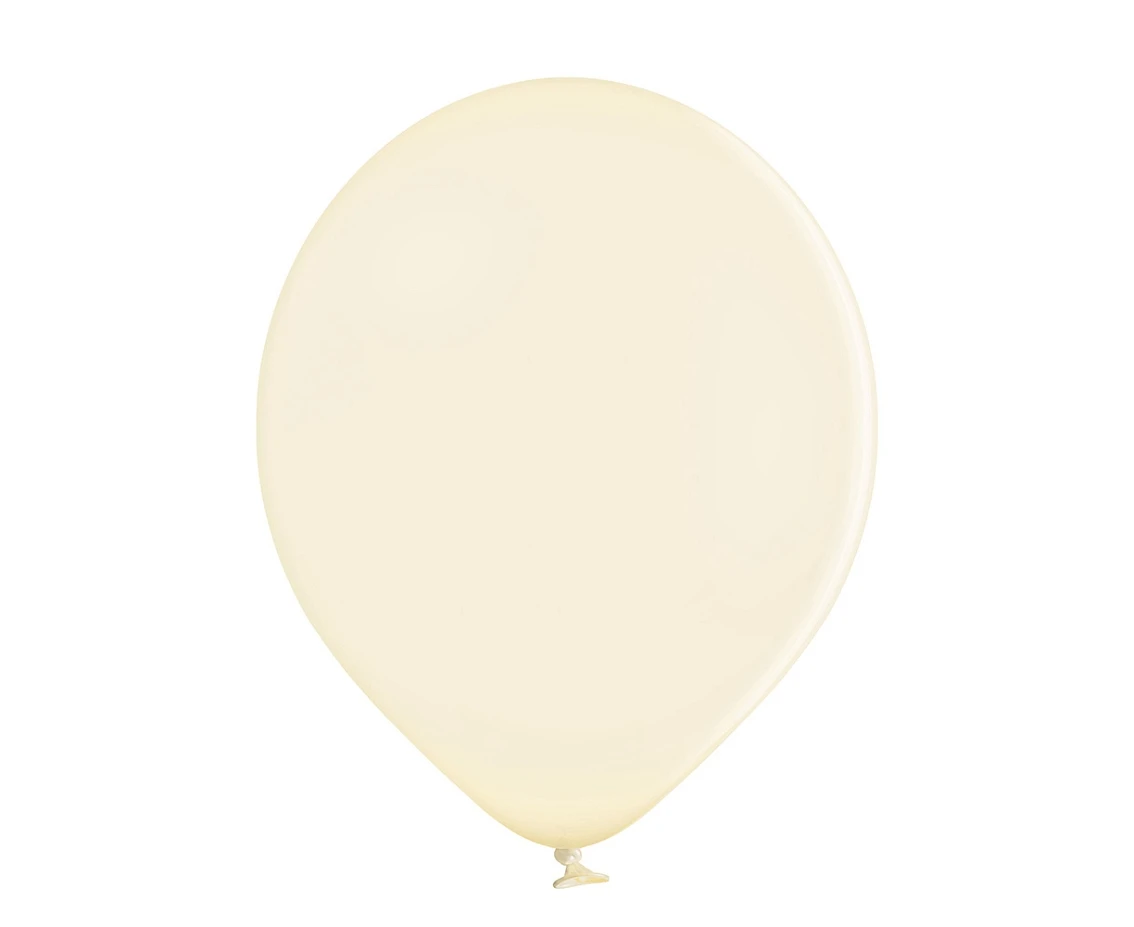 Balony Belbal 12", B105-016, (pastel vanilla) pastel waniliowe, 100szt.